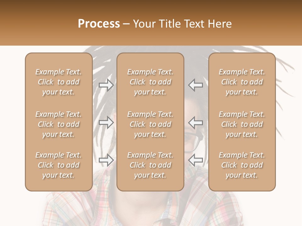 Woman With Dreadlocks PowerPoint Template