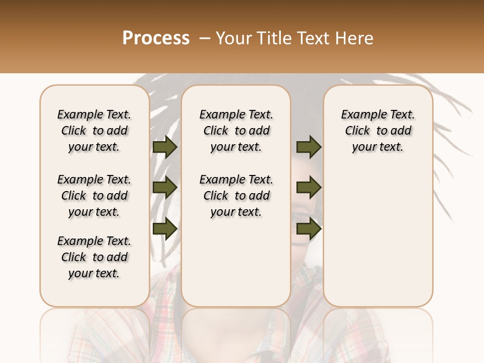 Woman With Dreadlocks PowerPoint Template