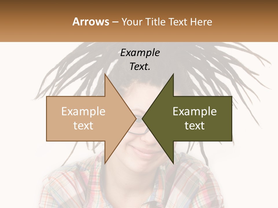 Woman With Dreadlocks PowerPoint Template