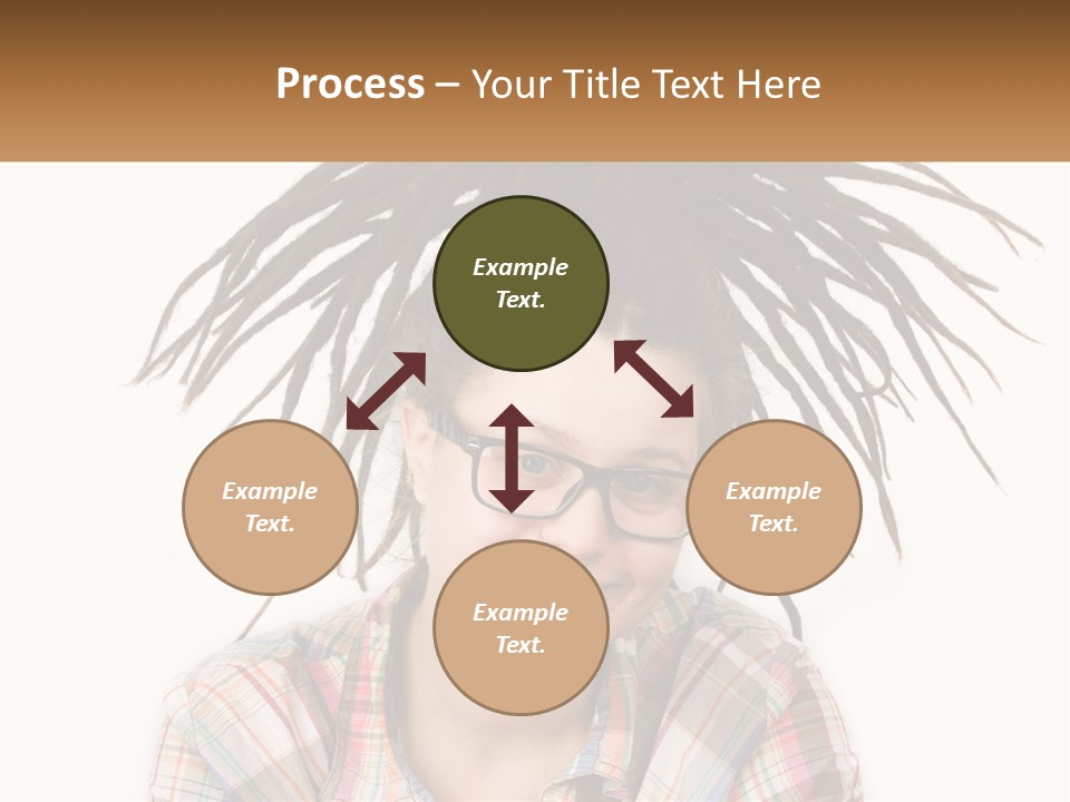 Woman With Dreadlocks PowerPoint Template