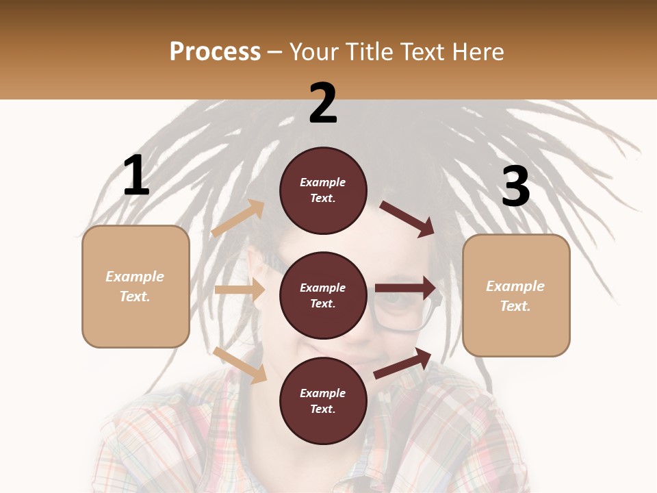 Woman With Dreadlocks PowerPoint Template
