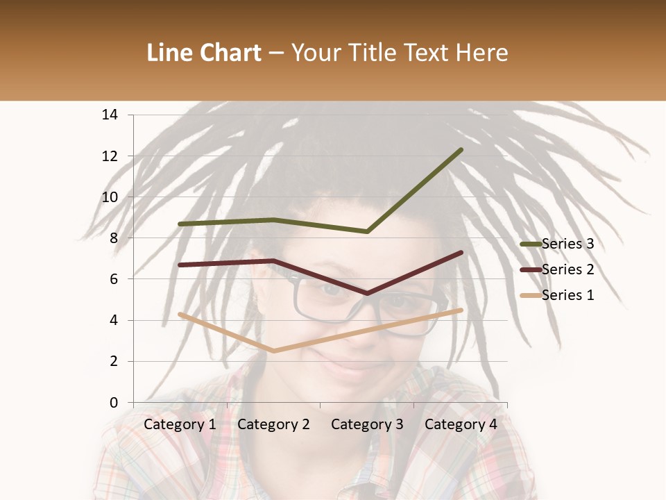 Woman With Dreadlocks PowerPoint Template