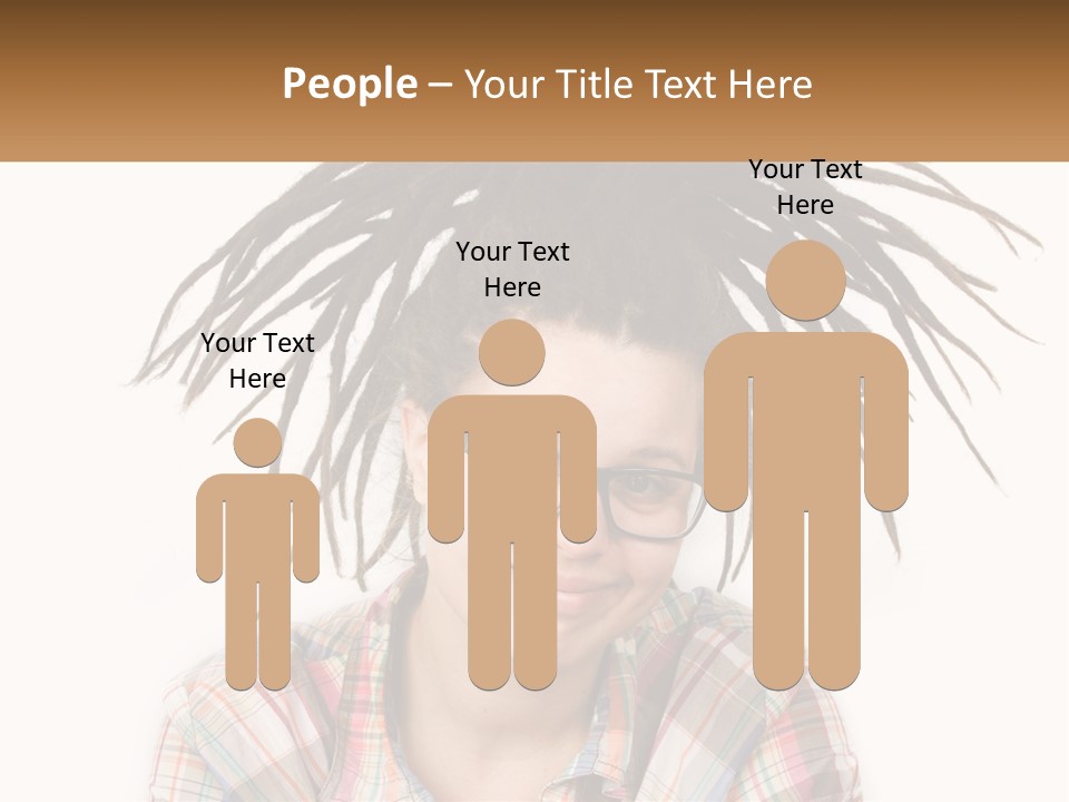 Woman With Dreadlocks PowerPoint Template