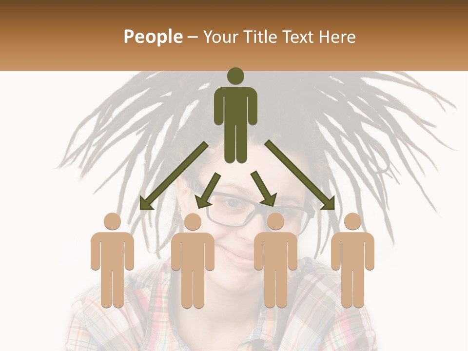 Woman With Dreadlocks PowerPoint Template
