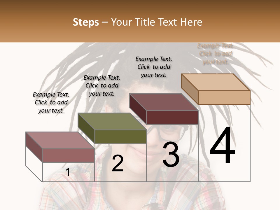 Woman With Dreadlocks PowerPoint Template
