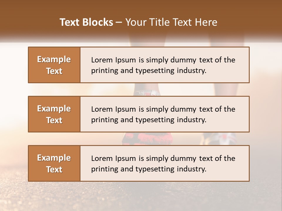 Fitness Sneakers PowerPoint Template