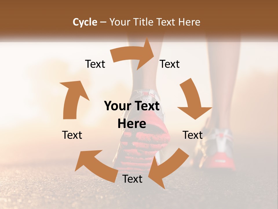 Fitness Sneakers PowerPoint Template