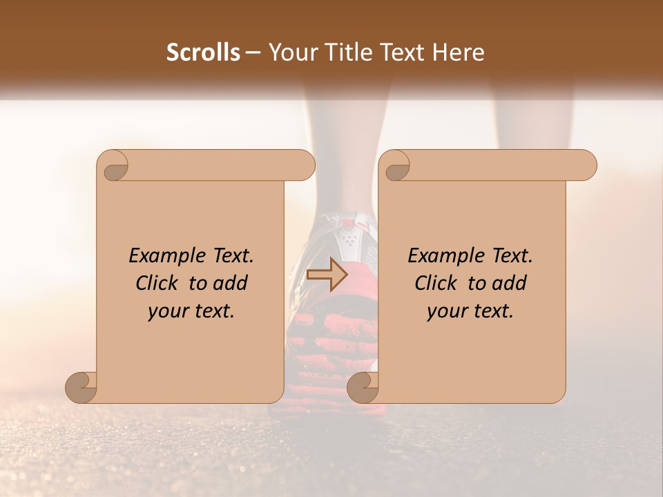 Fitness Sneakers PowerPoint Template