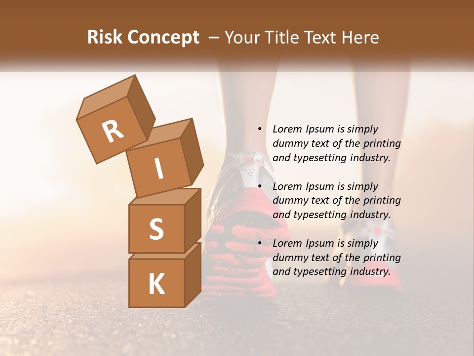 Fitness Sneakers PowerPoint Template