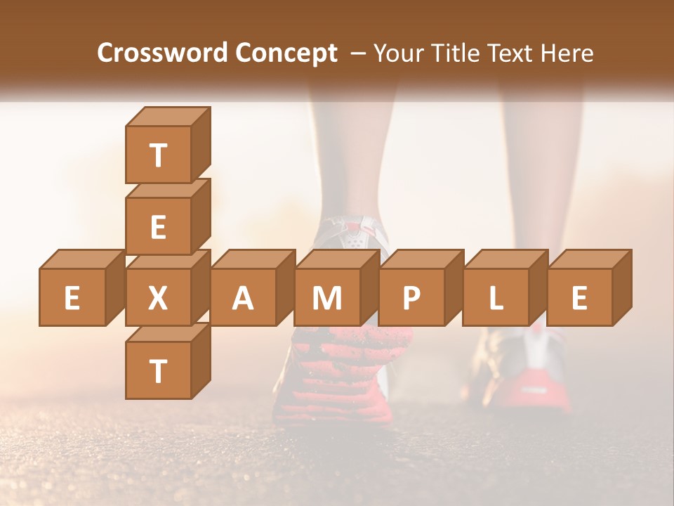 Fitness Sneakers PowerPoint Template