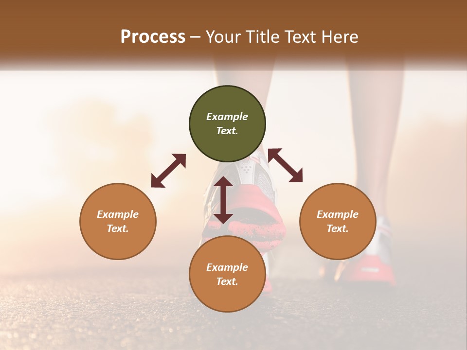 Fitness Sneakers PowerPoint Template