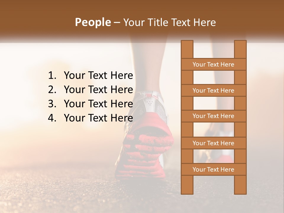 Fitness Sneakers PowerPoint Template
