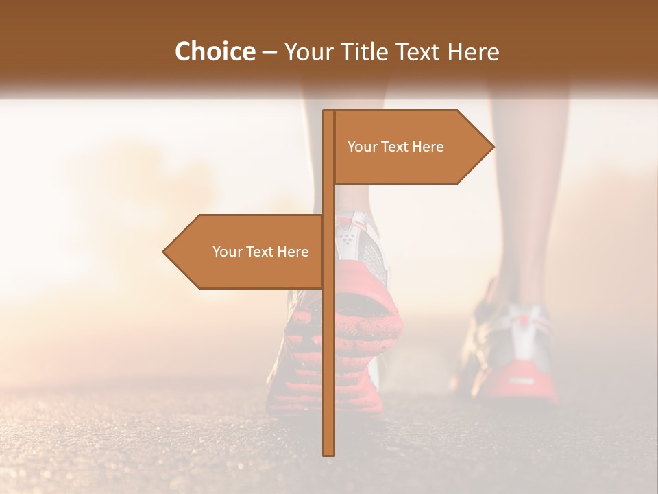 Fitness Sneakers PowerPoint Template