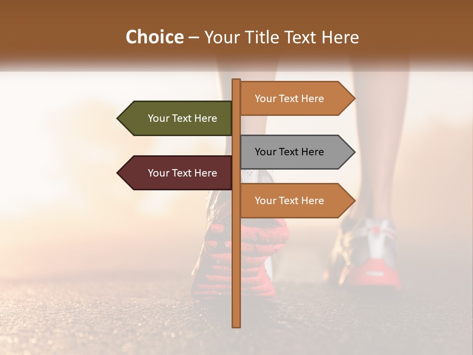 Fitness Sneakers PowerPoint Template