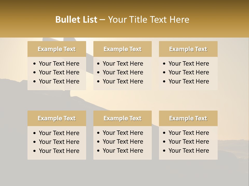 Surfing, Man With Board PowerPoint Template