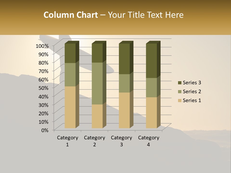 Surfing, Man With Board PowerPoint Template