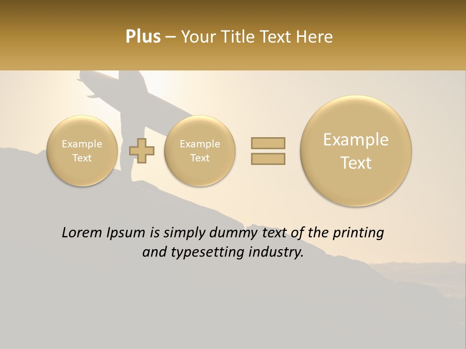 Surfing, Man With Board PowerPoint Template