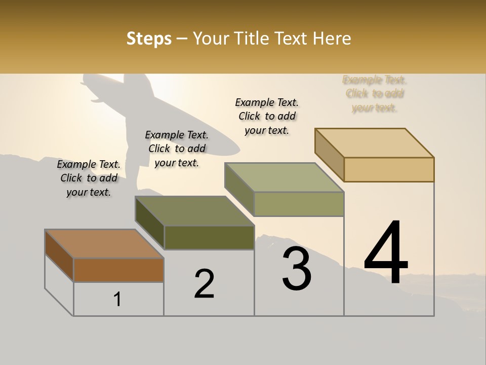 Surfing, Man With Board PowerPoint Template