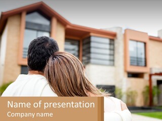 Couple Dreaming PowerPoint Template