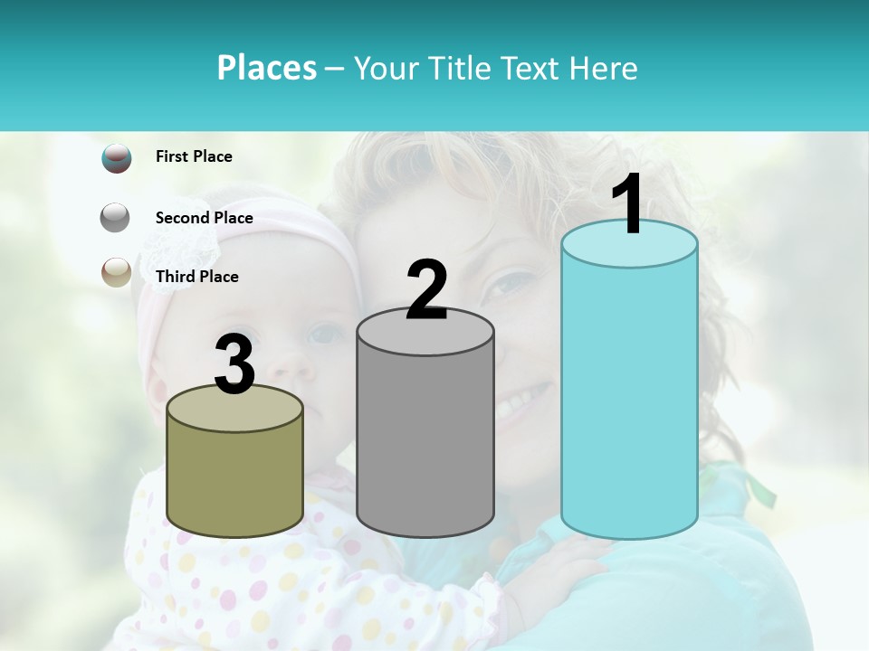 Woman With Child PowerPoint Template