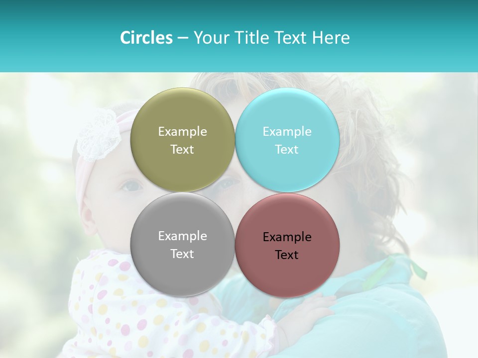 Woman With Child PowerPoint Template