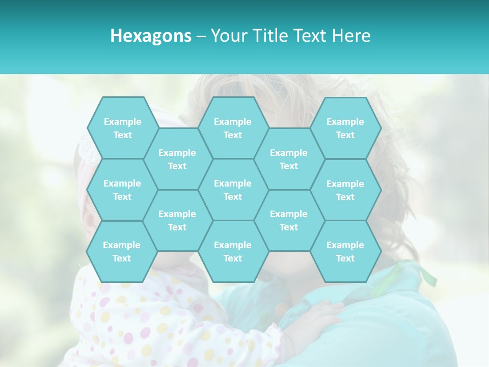 Woman With Child PowerPoint Template