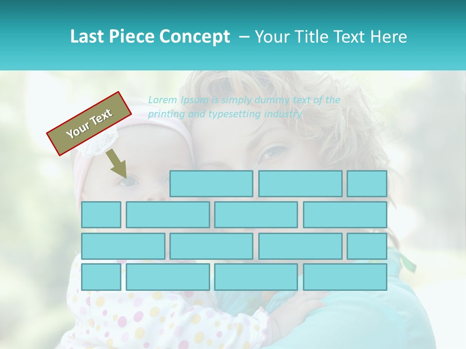 Woman With Child PowerPoint Template