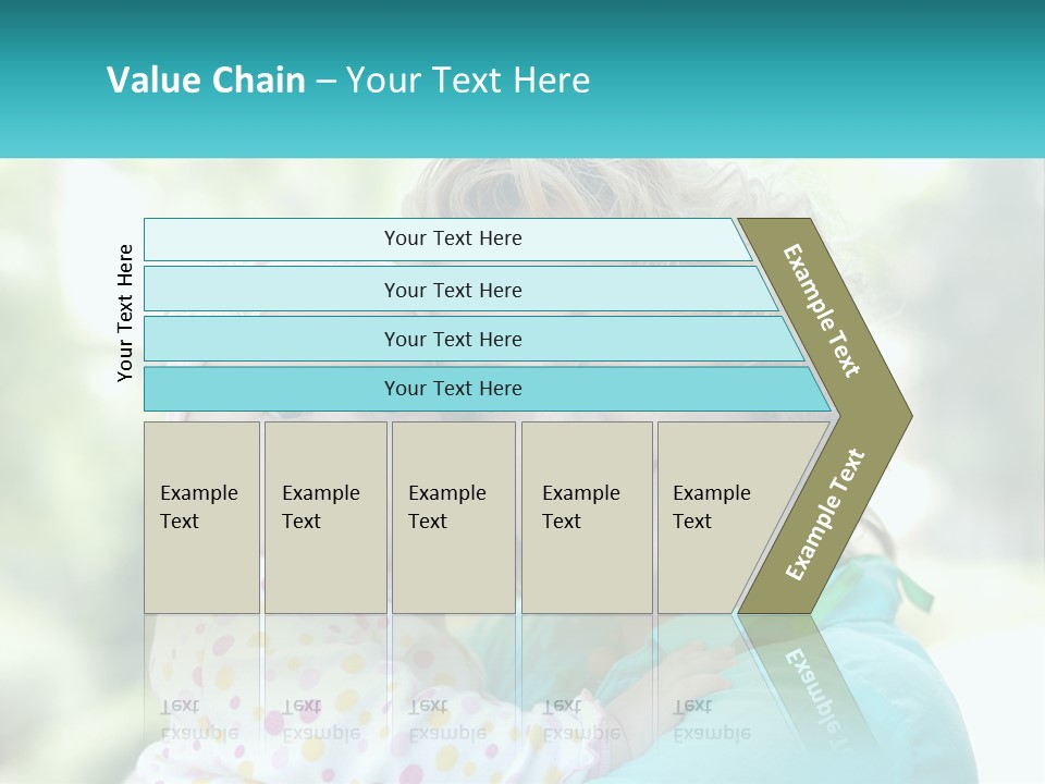 Woman With Child PowerPoint Template