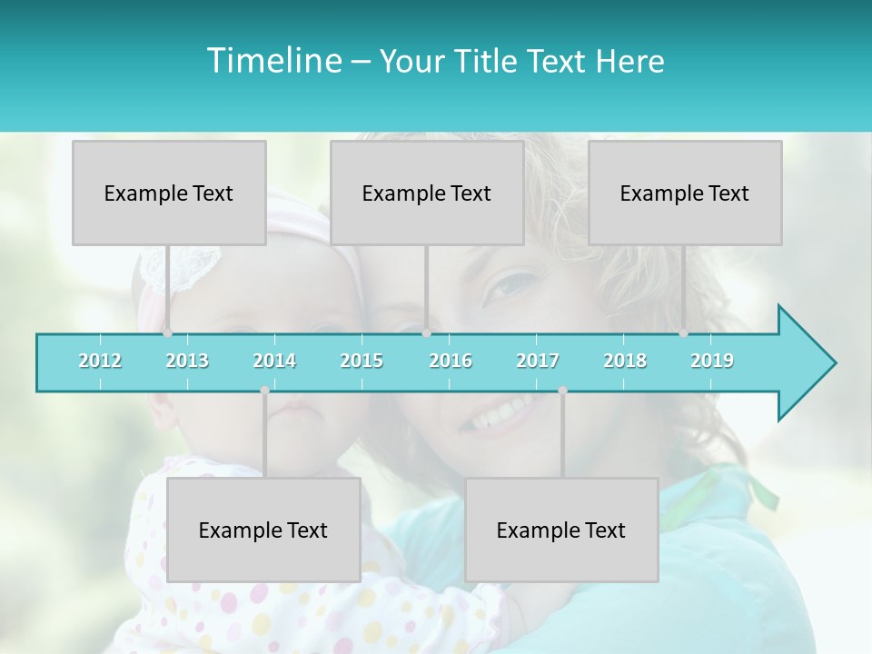 Woman With Child PowerPoint Template