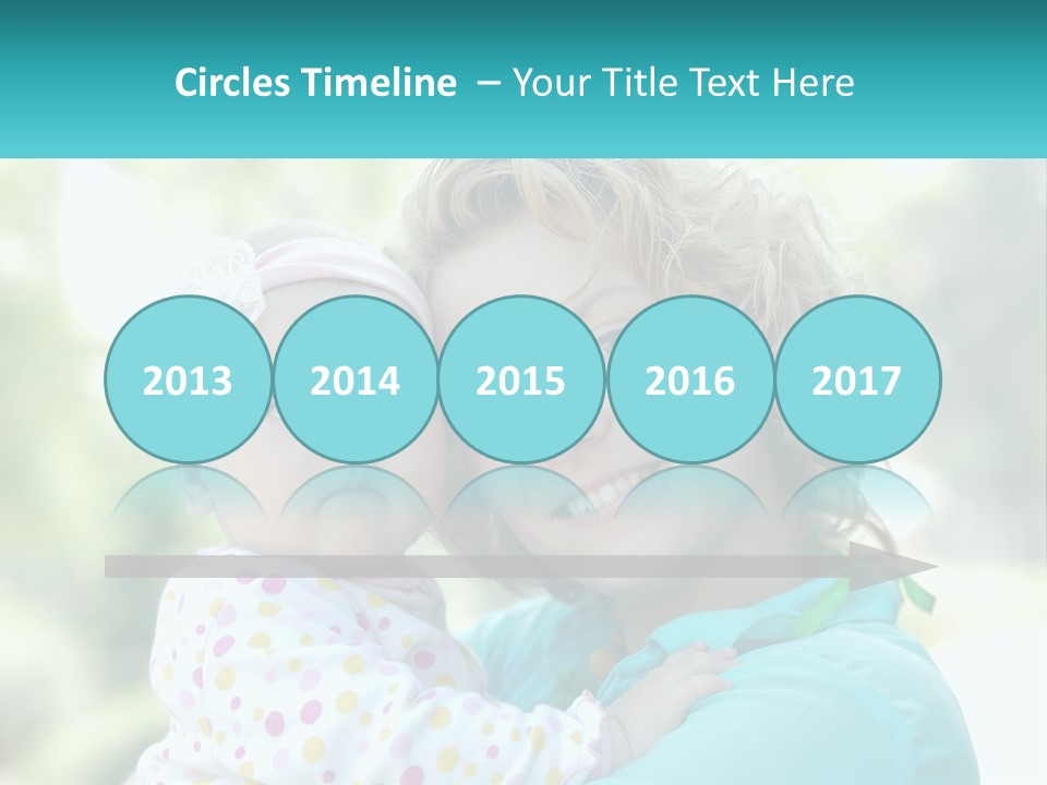 Woman With Child PowerPoint Template