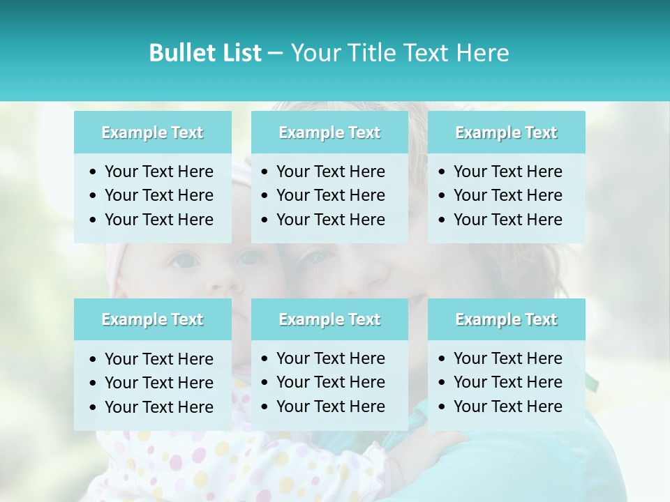 Woman With Child PowerPoint Template