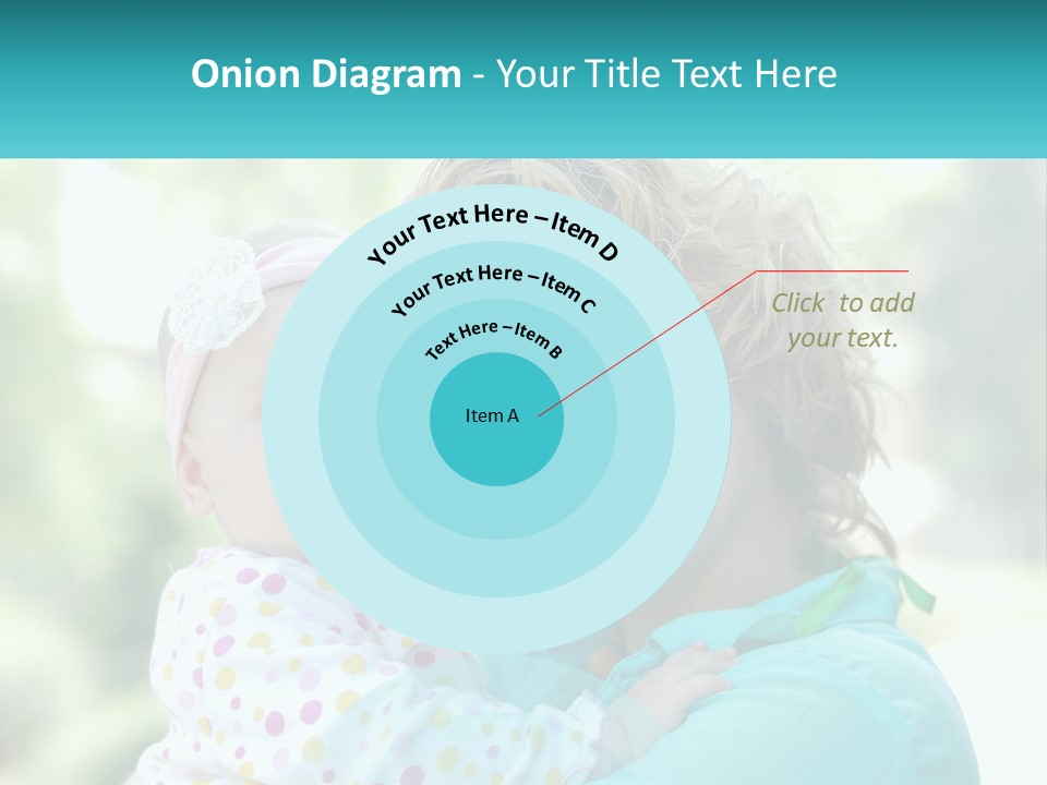 Woman With Child PowerPoint Template