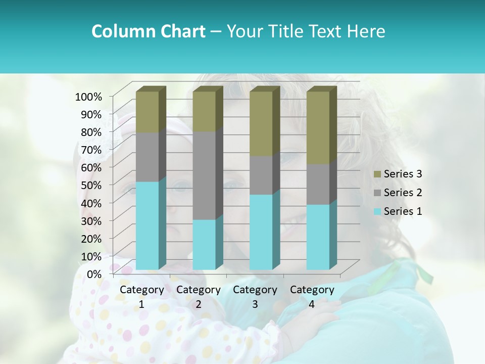 Woman With Child PowerPoint Template