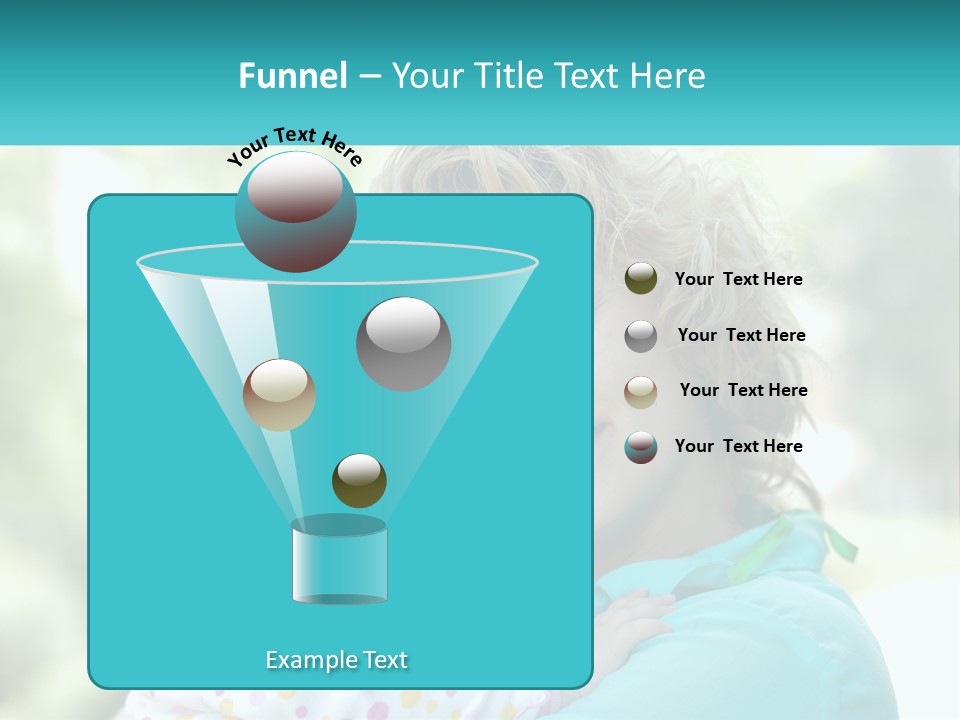 Woman With Child PowerPoint Template