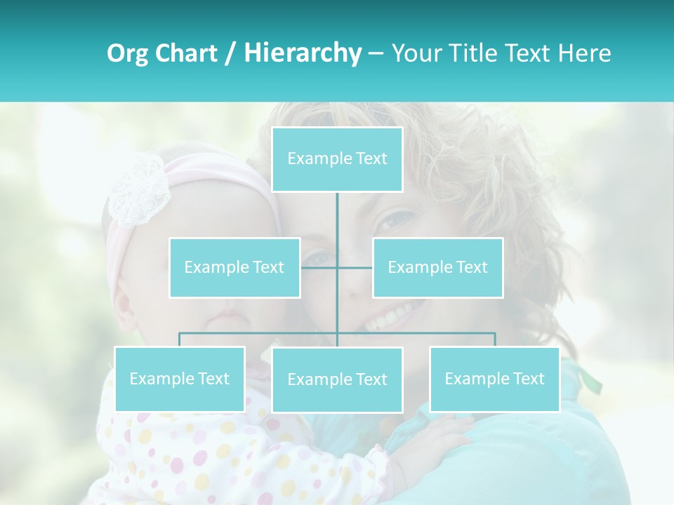 Woman With Child PowerPoint Template