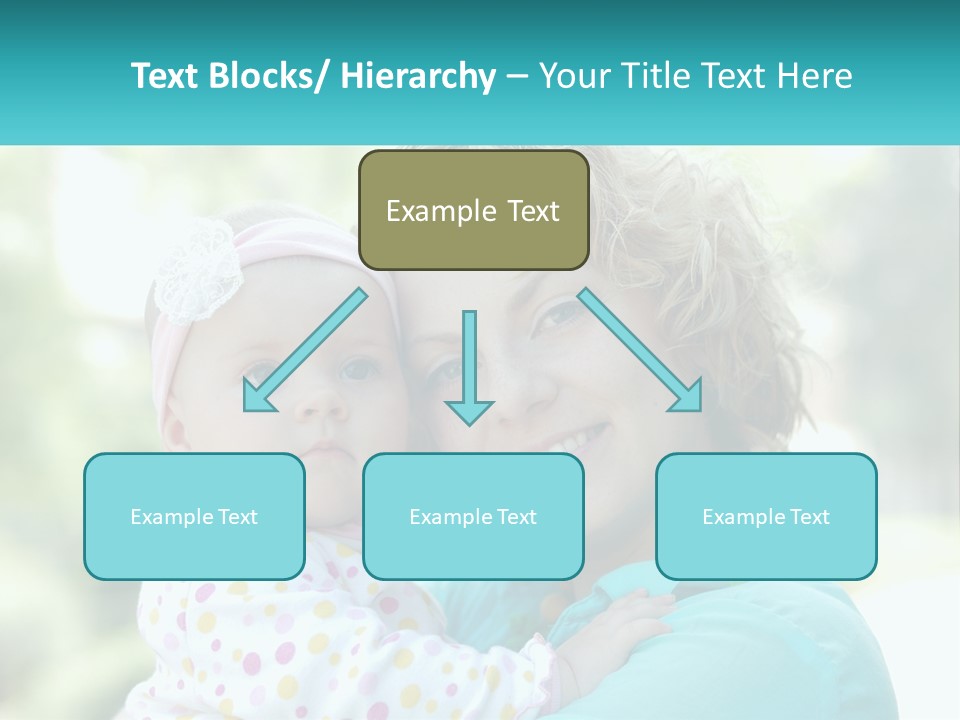 Woman With Child PowerPoint Template