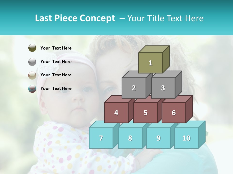 Woman With Child PowerPoint Template