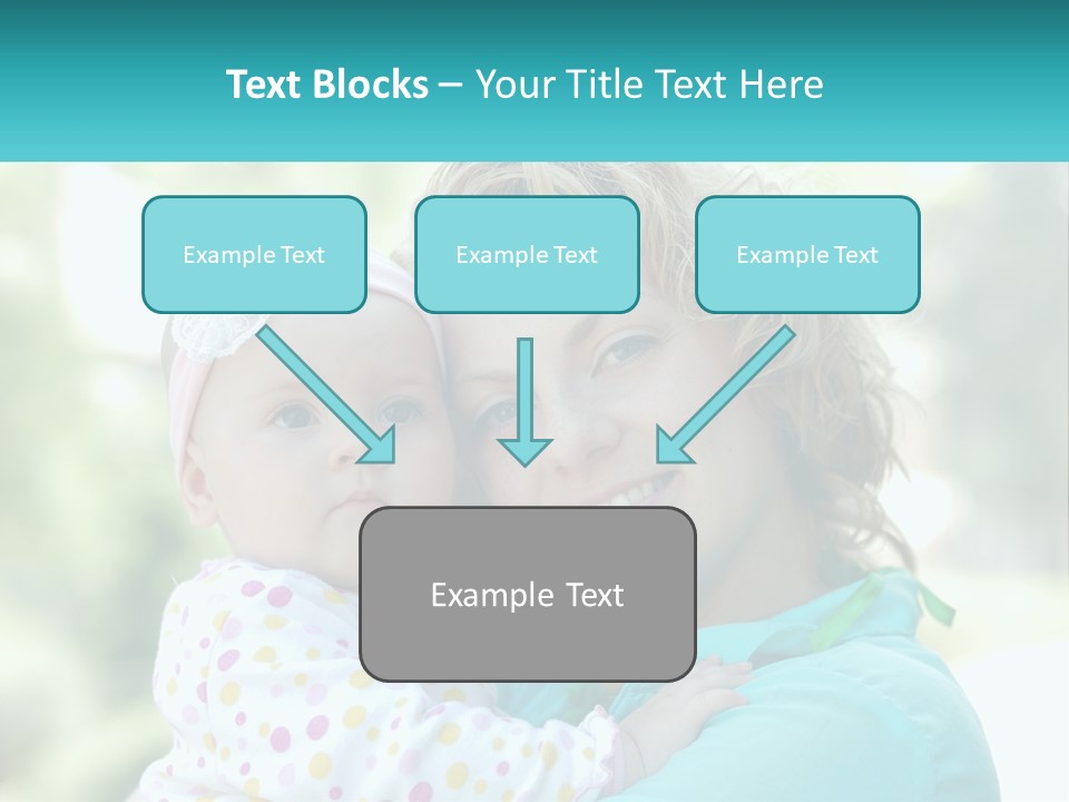 Woman With Child PowerPoint Template