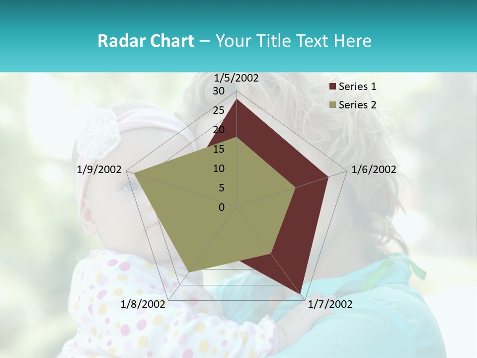 Woman With Child PowerPoint Template