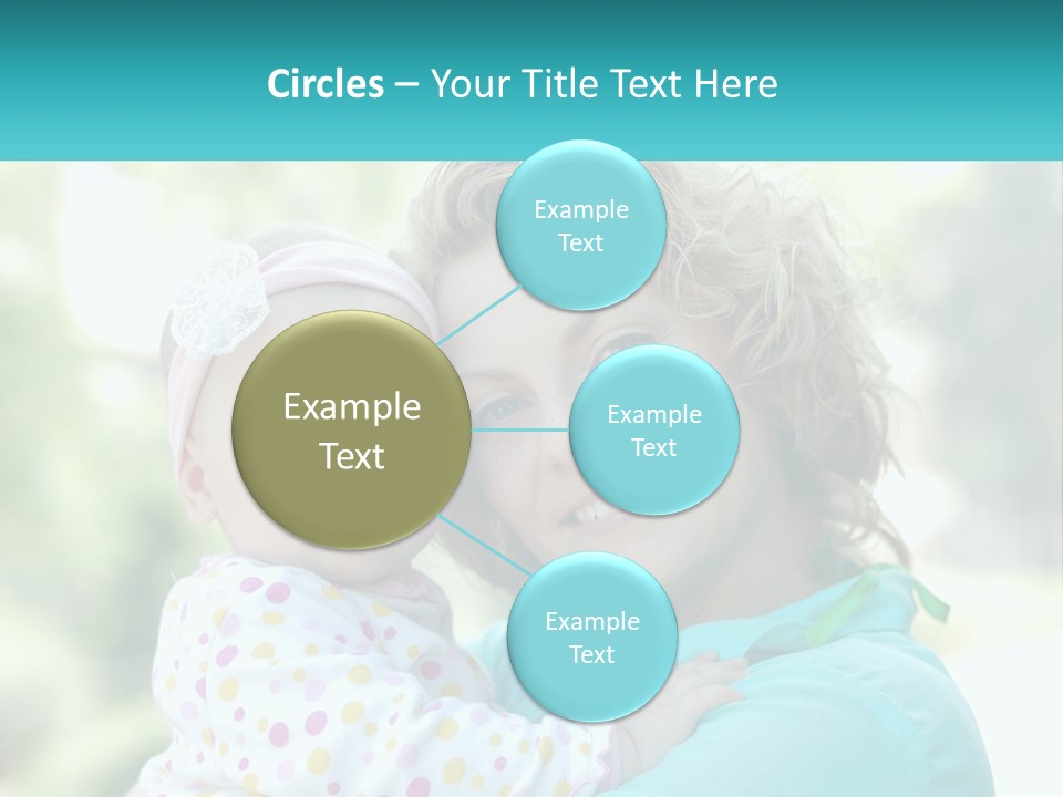 Woman With Child PowerPoint Template