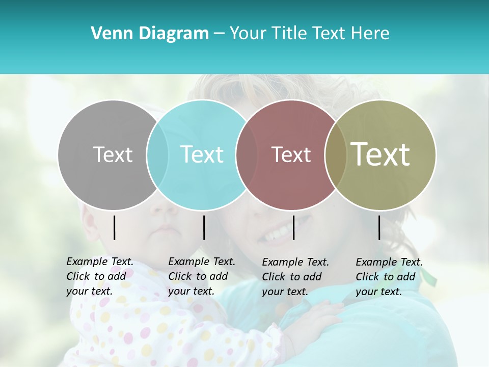 Woman With Child PowerPoint Template