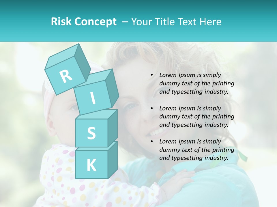 Woman With Child PowerPoint Template