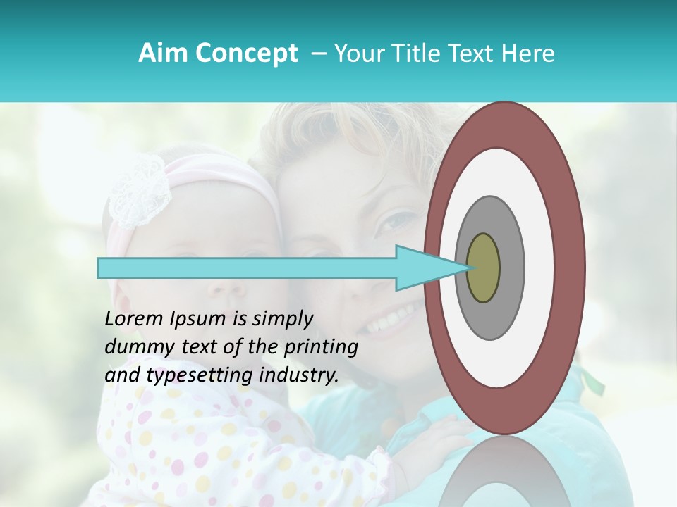 Woman With Child PowerPoint Template