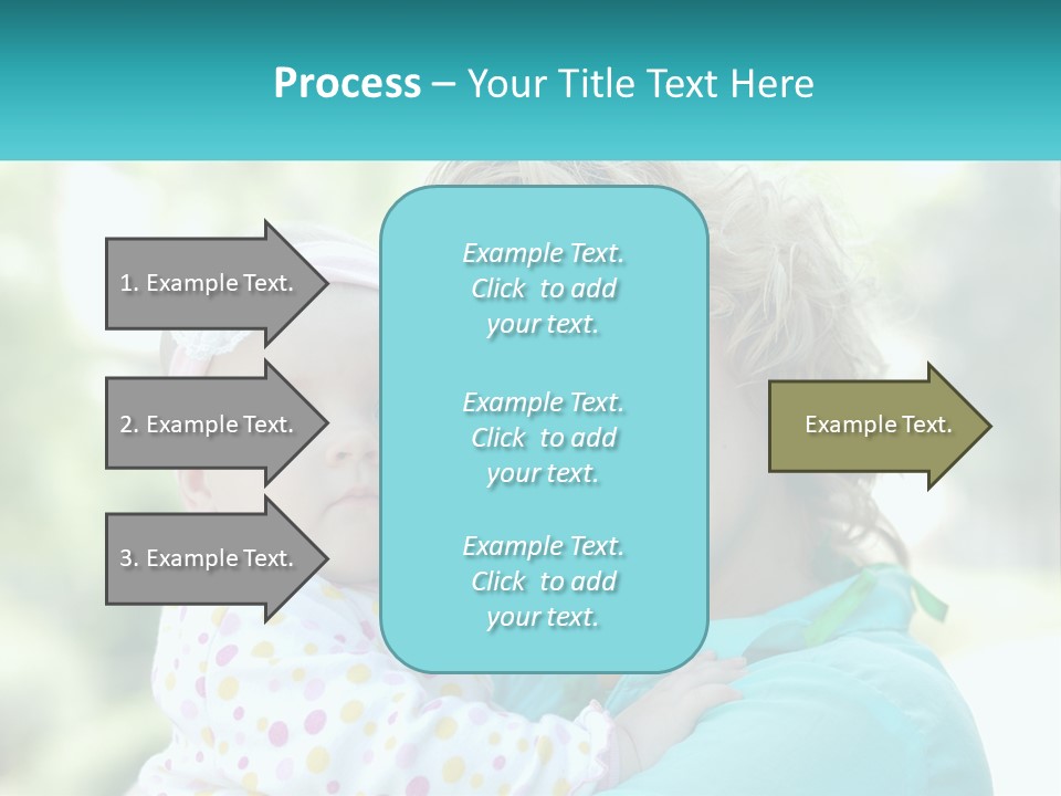 Woman With Child PowerPoint Template