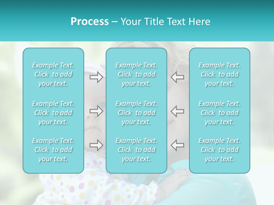 Woman With Child PowerPoint Template
