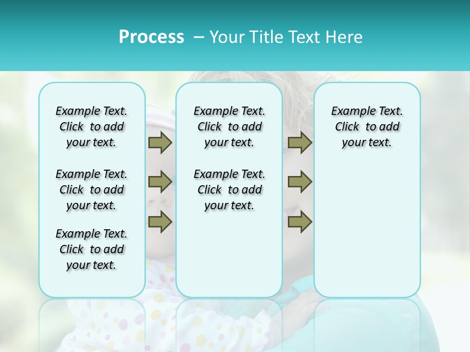 Woman With Child PowerPoint Template