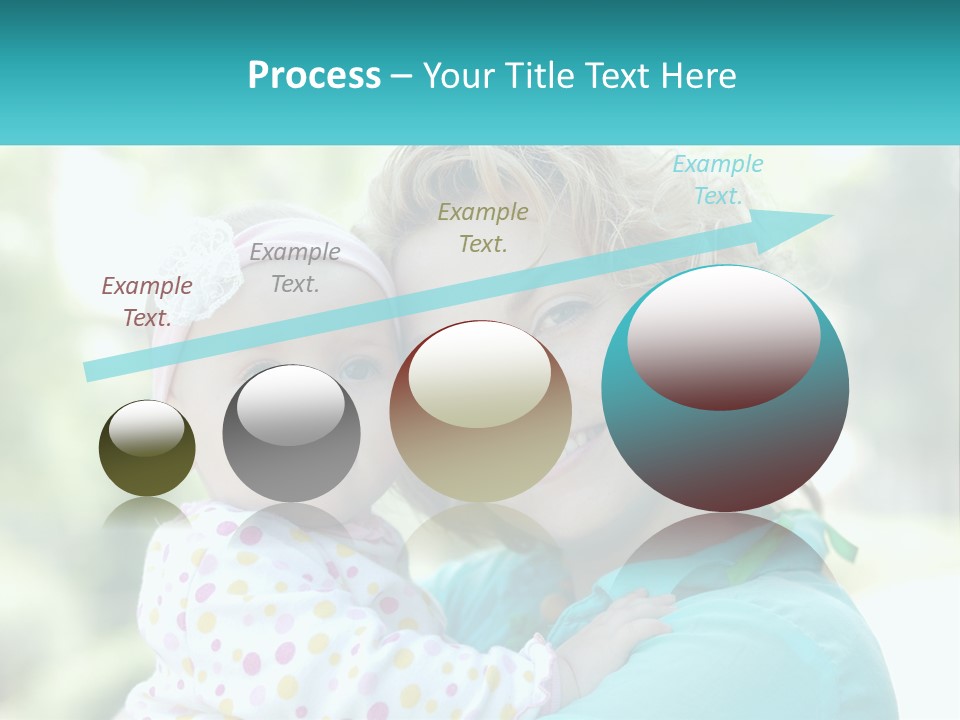 Woman With Child PowerPoint Template