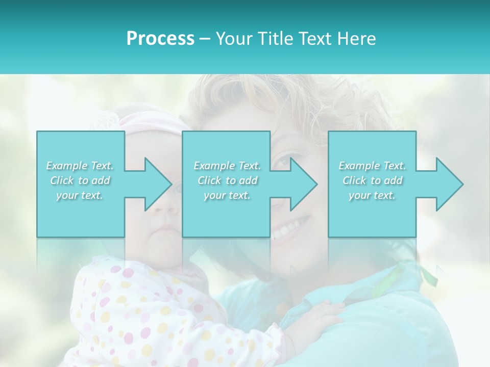 Woman With Child PowerPoint Template