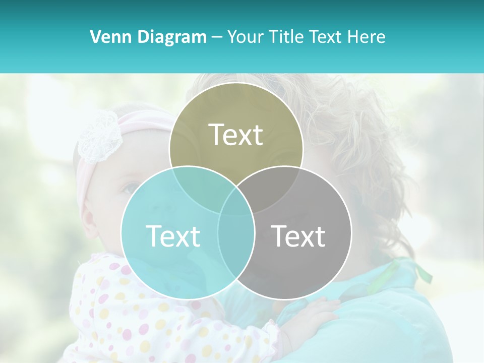 Woman With Child PowerPoint Template