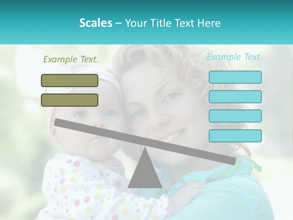 Woman With Child PowerPoint Template